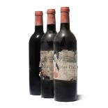 3 bottles 1978 Chateau Pavie