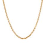 Chopard - an 18ct gold chain necklace.