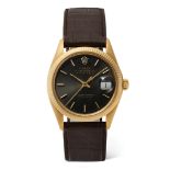Rolex - an 18ct gold Oyster Perpetual Date wrist watch, circa 1974.