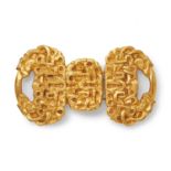 Line Vautrin - a belt buckle, circa 1950s.