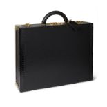 Louis Vuitton - a vintage black Epi Cotteville 45 hard breifcase.