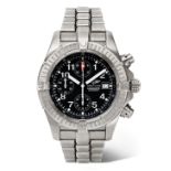 Breitling - a titanium Avenger chronograph bracelet watch.