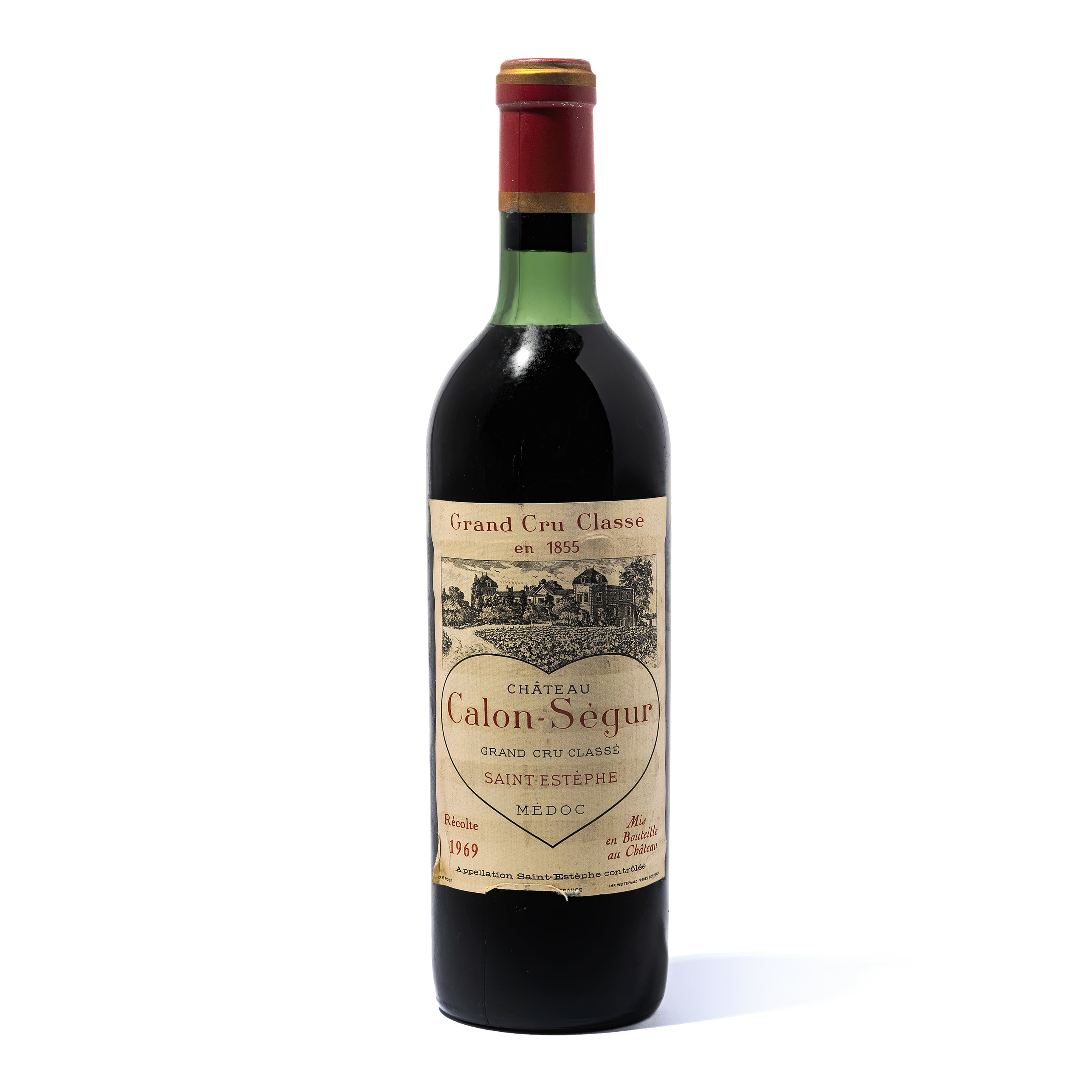 9 bottles 1969 Ch Calon Segur