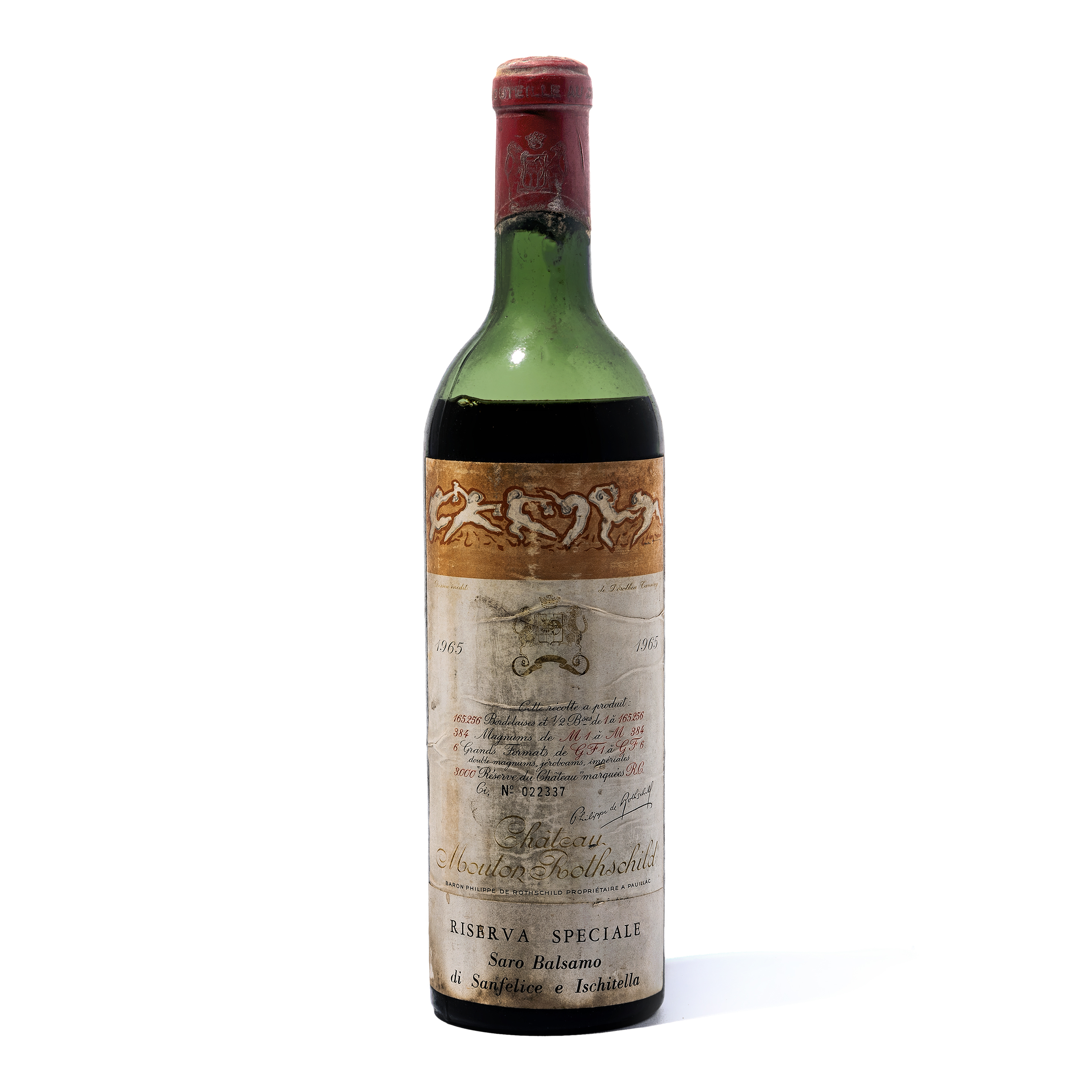 1 bottle 1965 Ch Mouton Rothschild