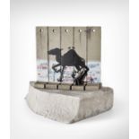 Banksy (British 1974 -), Walled Off Hotel - Five Part Souvenir Wall Section (Camel)