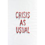 Banksy (British 1974-), 'Crisis As Usual', 2019