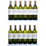 12 bottles 2005 Chateau Larrivet Haut-Brion Blanc