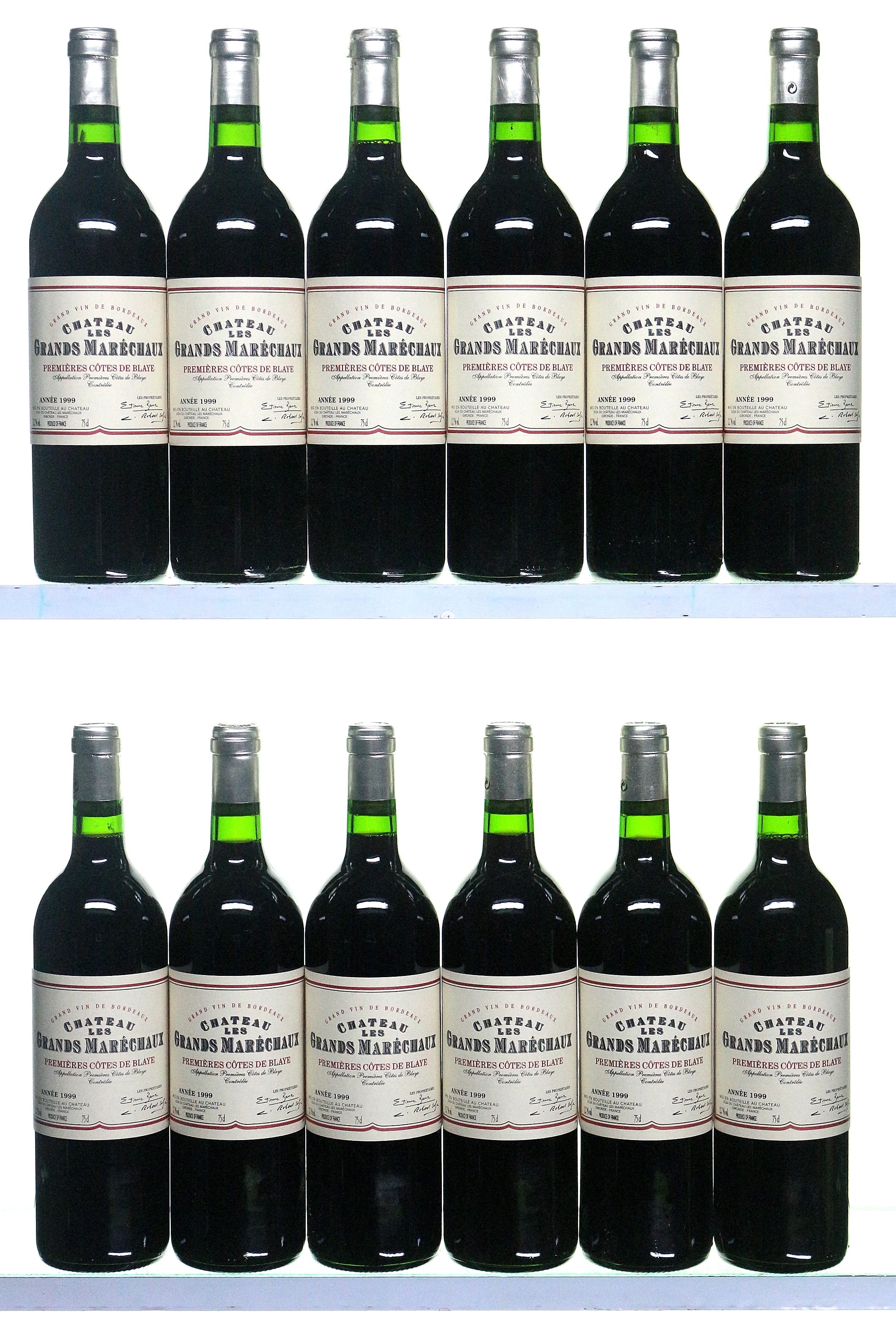 12 bottles 1999 Chateau Les Grands Marechaux