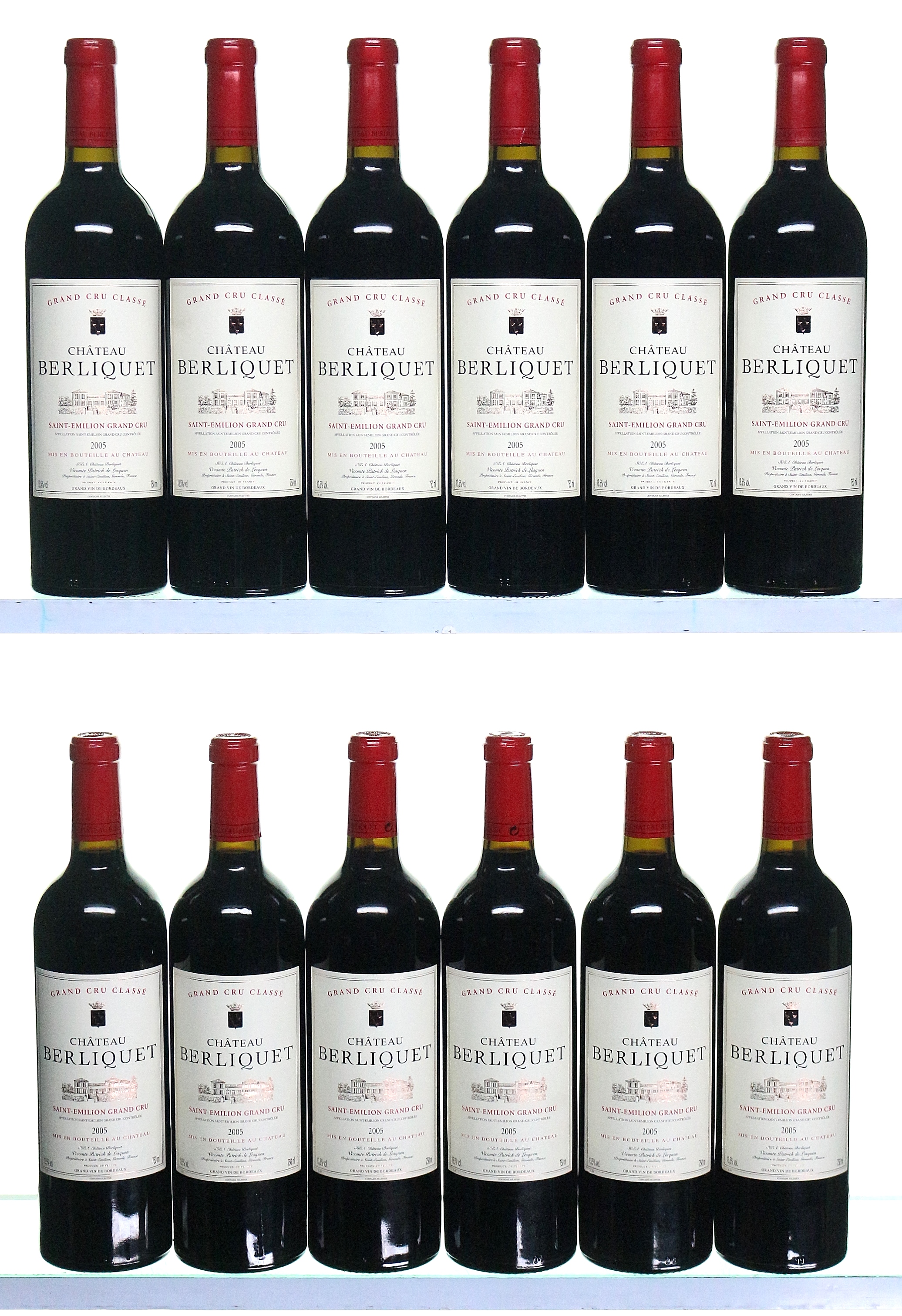 12 bottles 2005 Chateau Berliquet