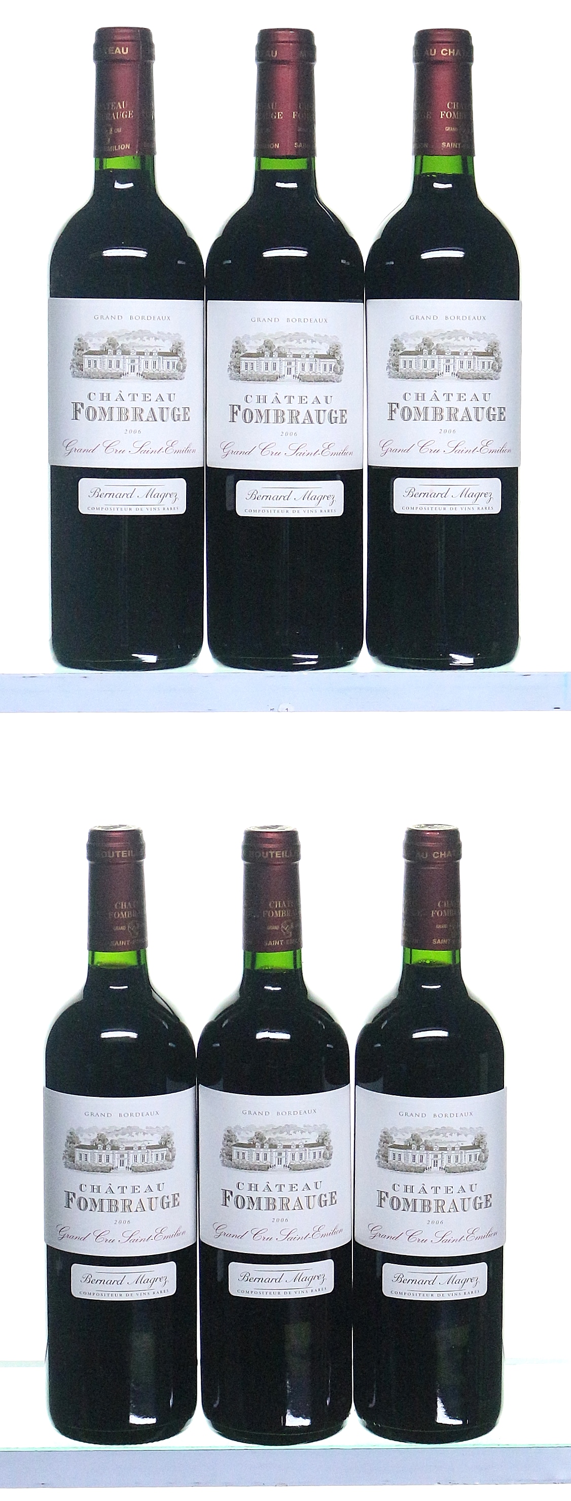 6 bottles 2006 Chateau Fombrauge