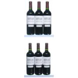 6 bottles 2006 Chateau Fombrauge