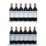 12 bottles 2001 Chateau Maison Blanche