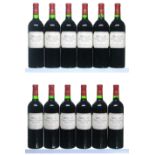 12 bottles 2000 Chateau Chadenne