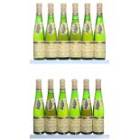 12 half-bottles 1990 Riesling Cuvee Sainte Catherine