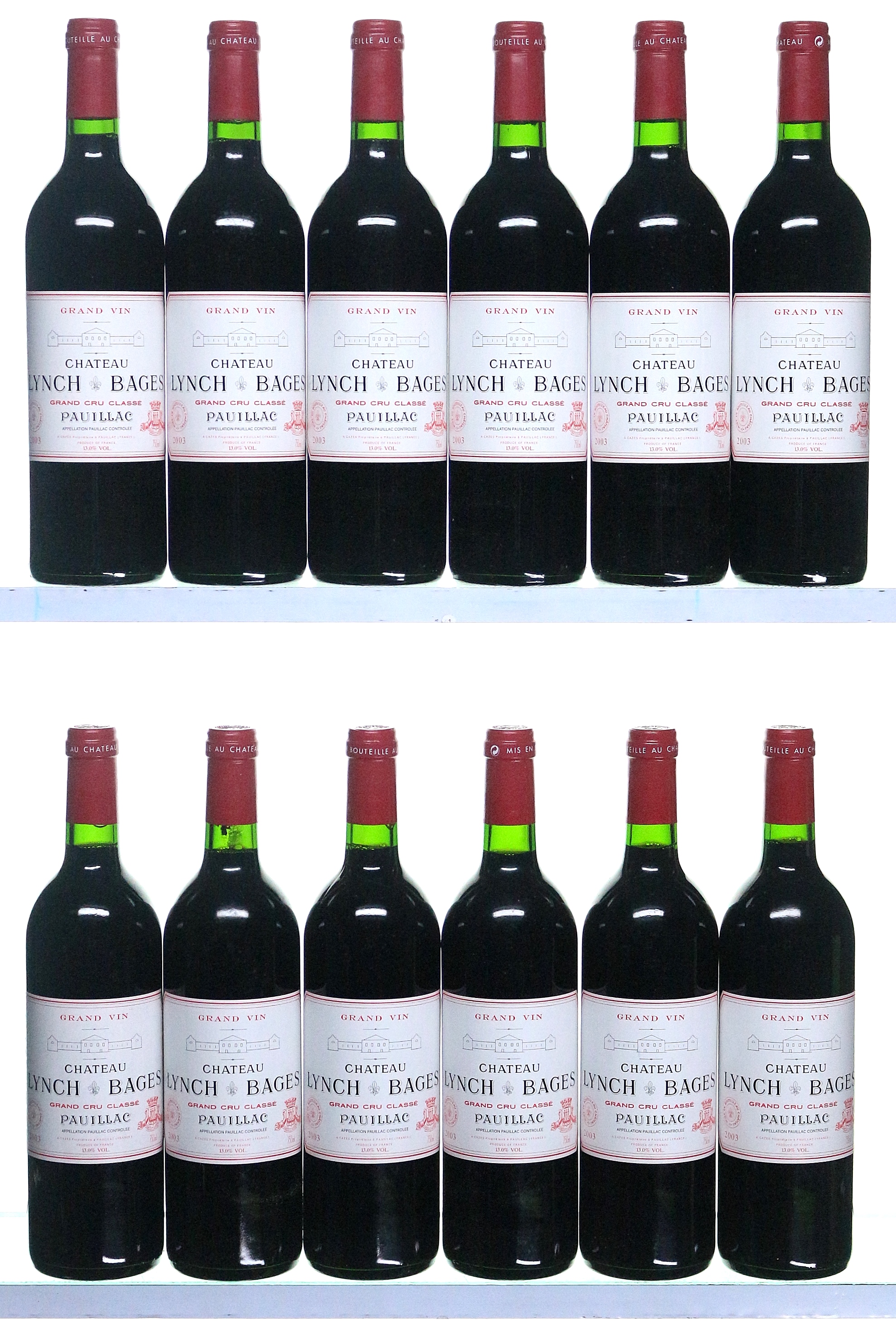 12 bottles 2003 Chateau Lynch-Bages