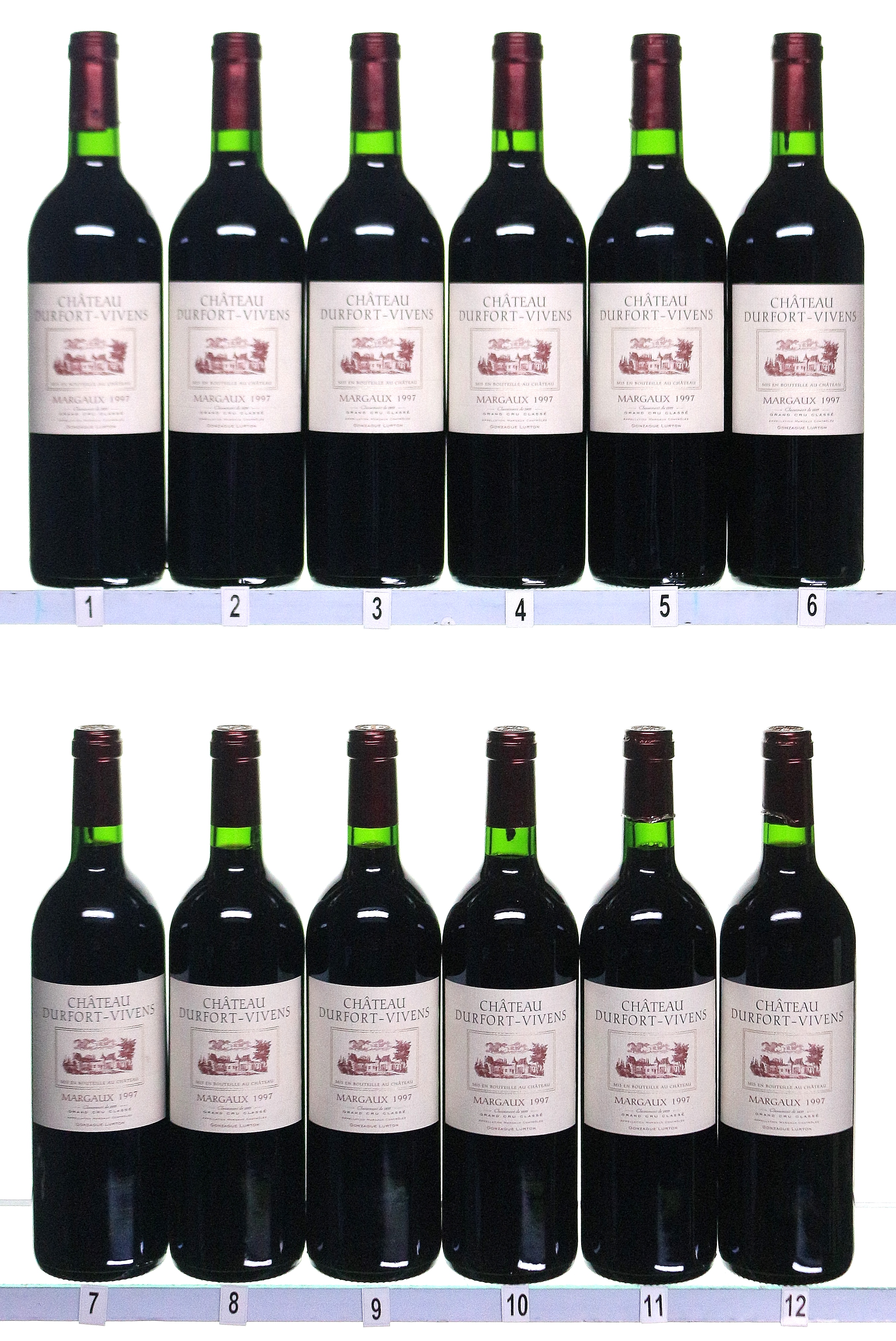12 bottles 1997 Chateau Durfort-Vivens