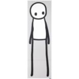 Stik (British 1979-), ‘Standing Figure (Grey)’, 2018