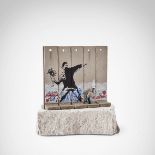 Banksy (British 1974 -), 'Walled Off Hotel - Flower Thrower'