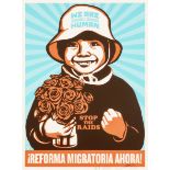 Shepard Fairey & Ernesto Yerena (Collaboration), 'Immigration Reform', 2009 (2 Works)