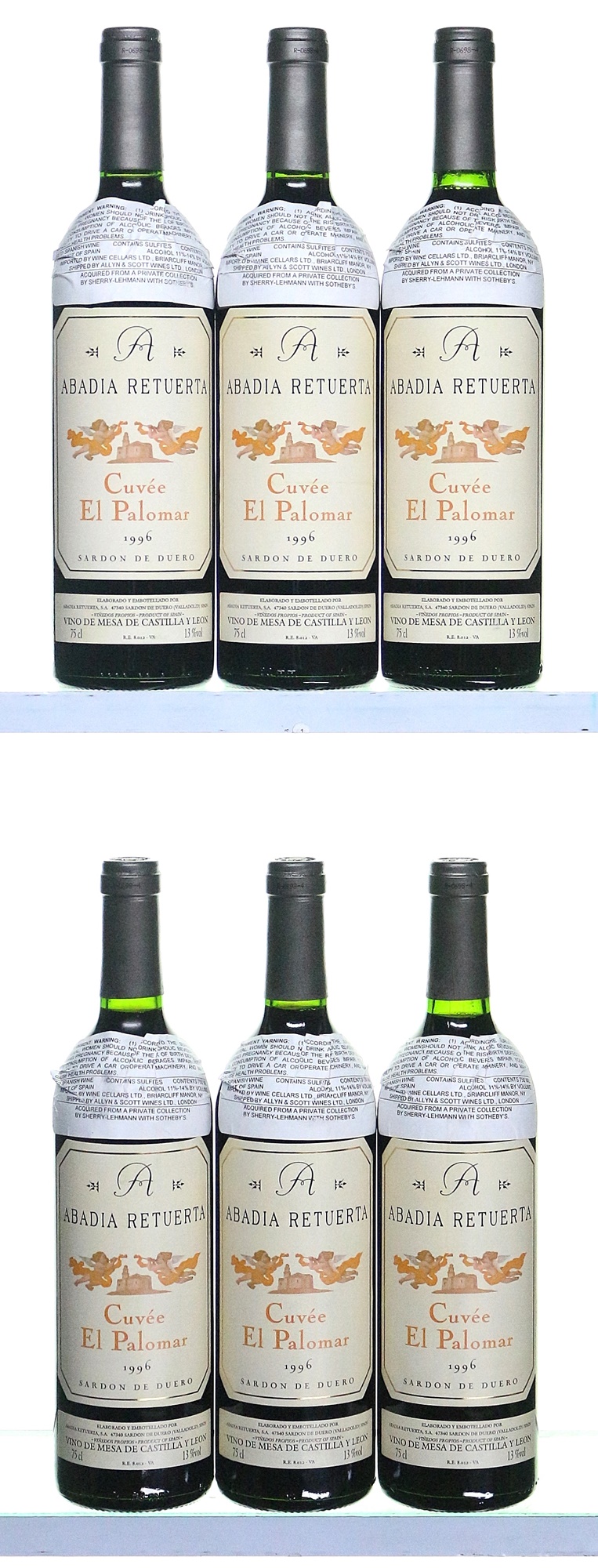 12 bottles 1996 Abadia Retuerta Cuvee Palomar