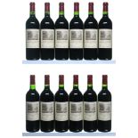 12 bottles 2000 Ch Duhart Milon