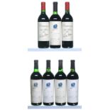 7 bottles Mixed Opus One and Dominus