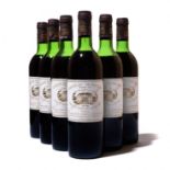 6 bottles 1978 Ch Margaux