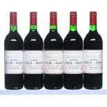 5 bottles 1992 Ch Lynch Bages