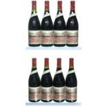 8 bottles 1998 Chateaueuf-du-Pape Les Cailloux Brunel