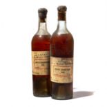 2 bottles 1919 Petite Champagne Cognac Maison Prunier