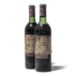 2 bottles 1970 Ch Margaux