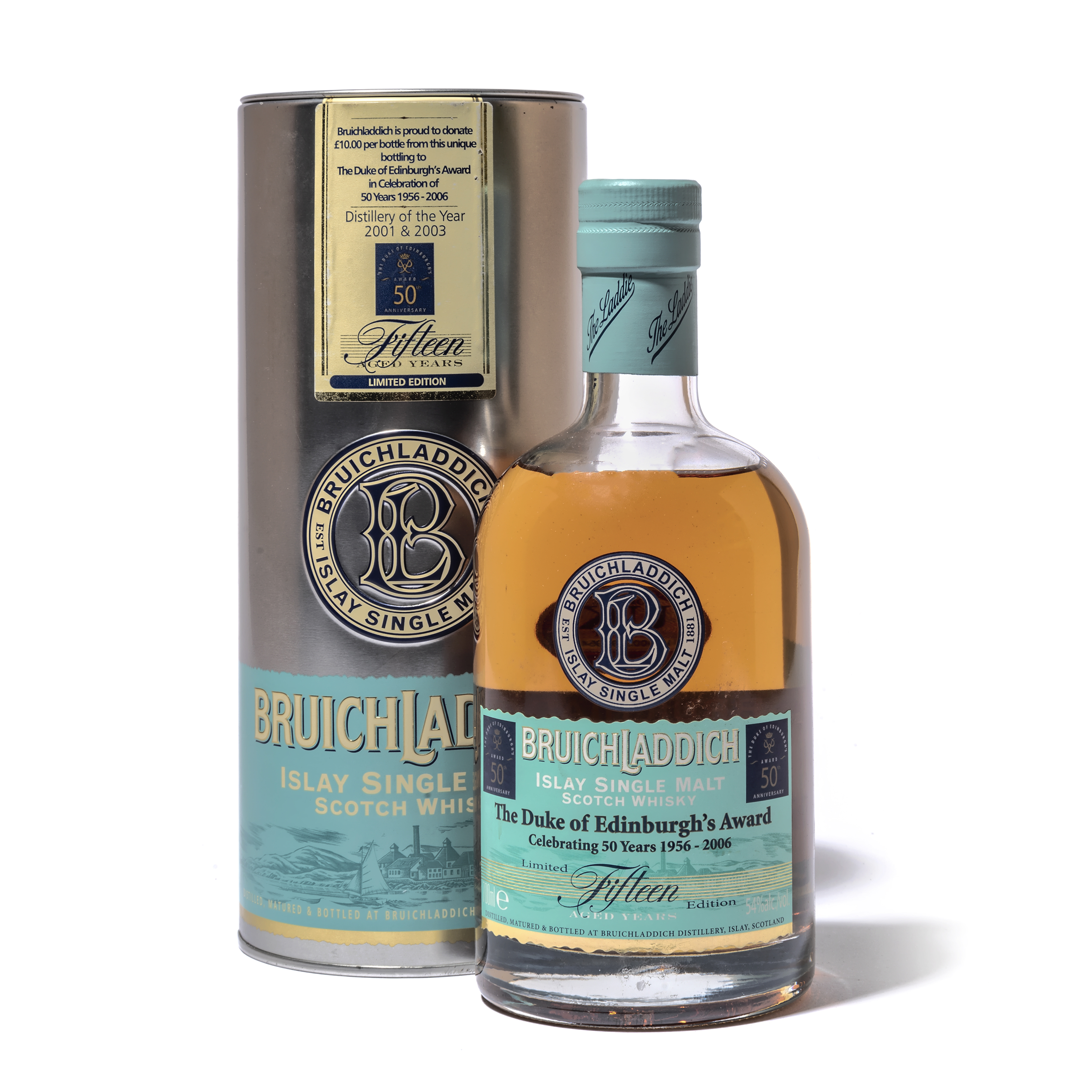 1 bottle Bruichladdich 15 Year Old Duke of Edinburgh's Award