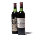 2 bottles 1970 Bordeaux