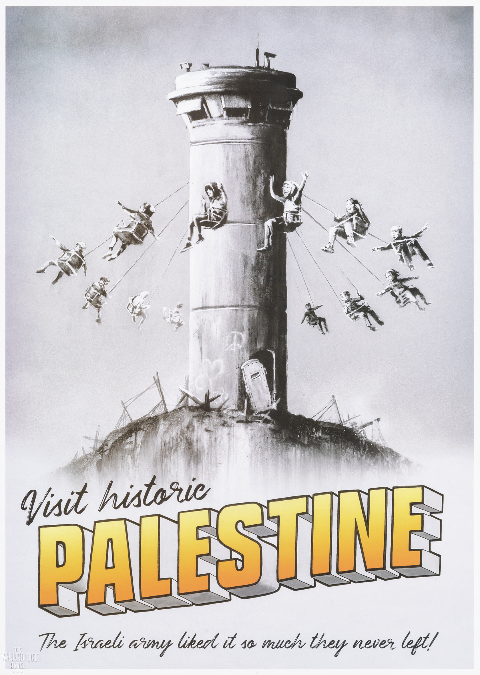 Banksy (British 1974-), 'Visit Historic Palestine', 2018