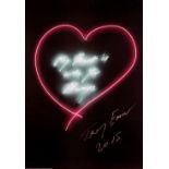 Tracey Emin (British 1963-), 'My Heart Is With You Always', 2015