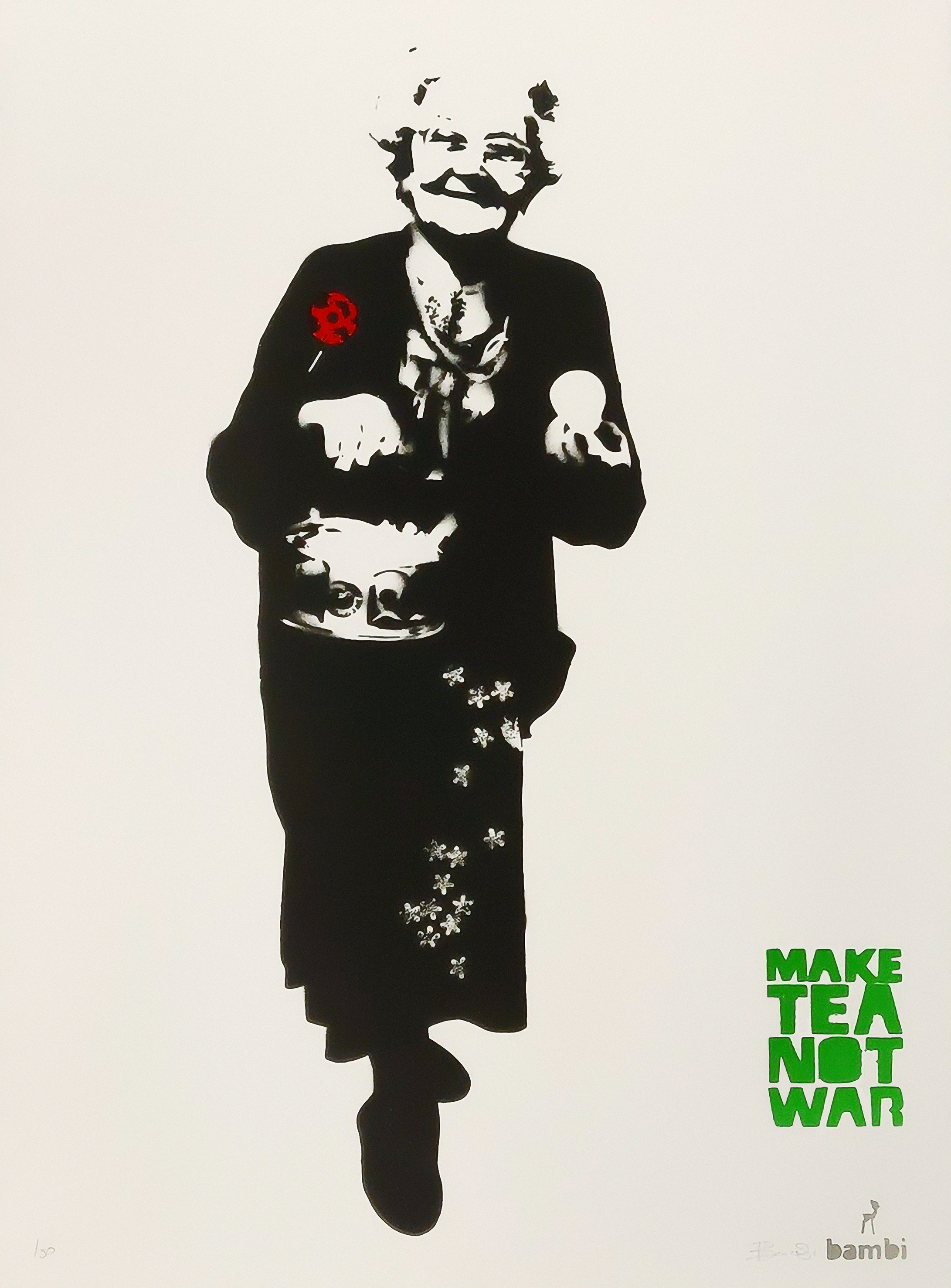 Bambi (British 1982-), 'Make Tea Not War', 2013