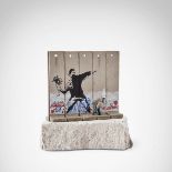 Banksy (British 1974-), 'Walled Off Hotel - Flower Thrower'