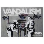 Banksy (British 1974-), 'Vandalism As Modern Art', 2018