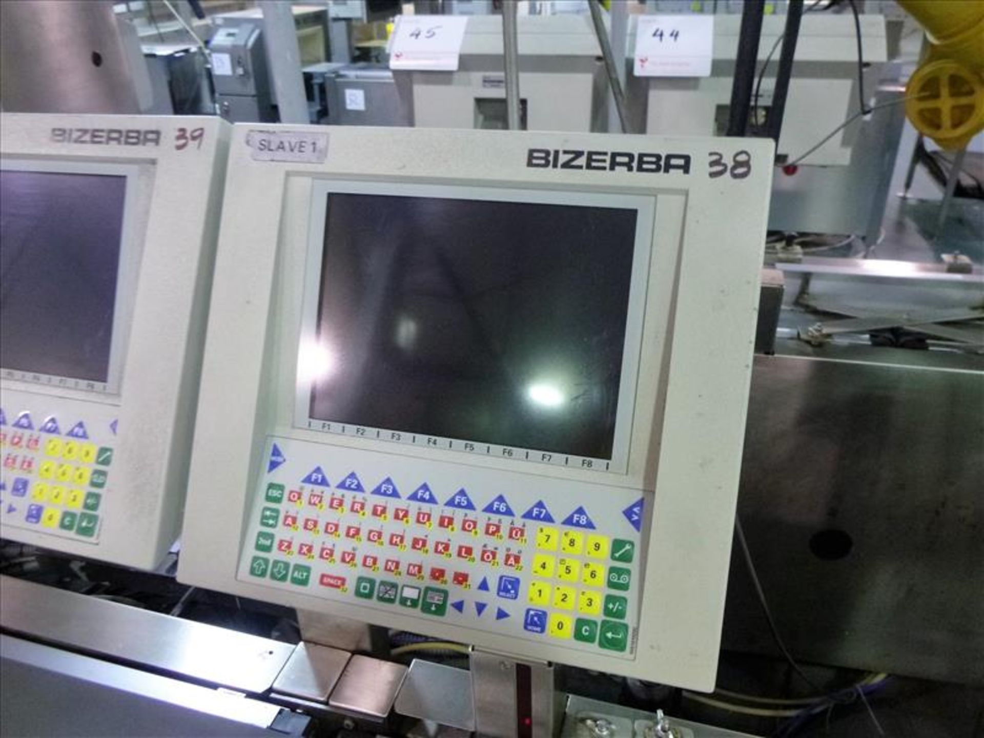 Bizerba in-line check-weigher system (SLAVE1) w/ Bizerba GS label printer and Bizerba AB controller, - Image 3 of 3