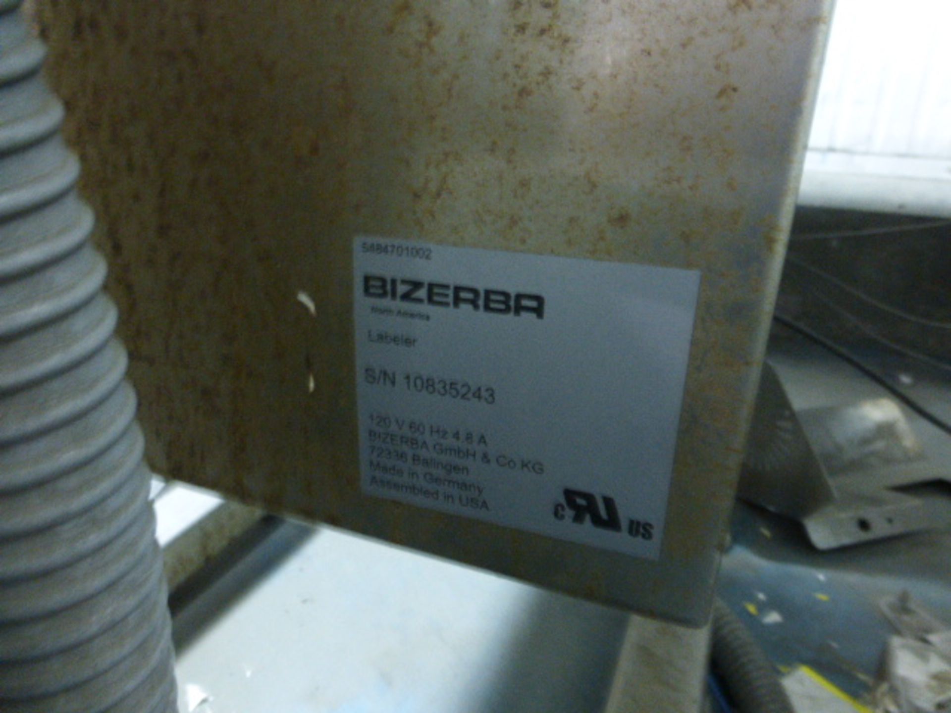 Bizerba labeler (MASTER), p/n 5484701002, s/n 10835243 - Image 2 of 2