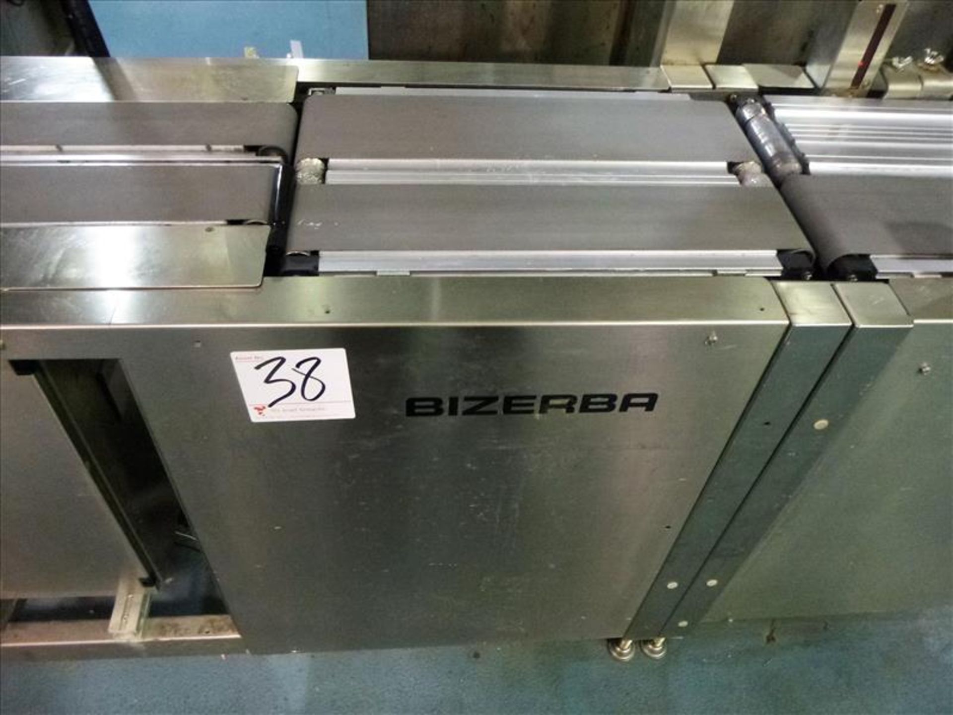 Bizerba in-line check-weigher system (SLAVE1) w/ Bizerba GS label printer and Bizerba AB controller, - Image 2 of 3