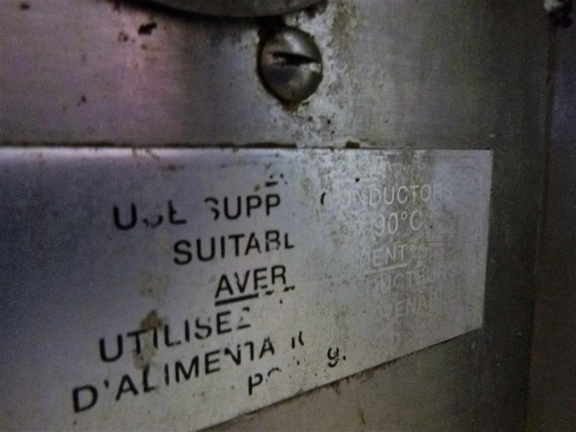 Vulcan model EL-40 S/S kettle, S/N: 3558-6T-3456, (1998) - Image 3 of 4