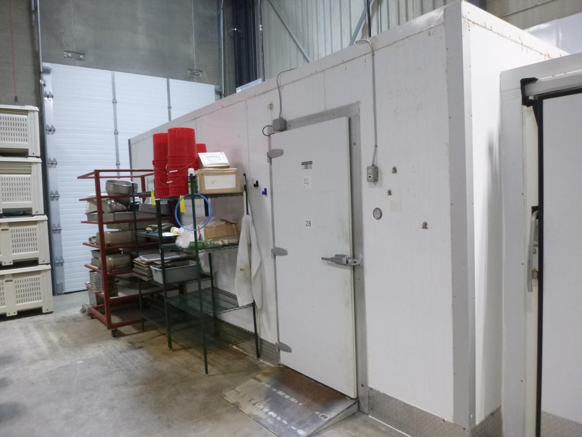 21' x 10' x 9' high freezer w/ 4-fan evaporator