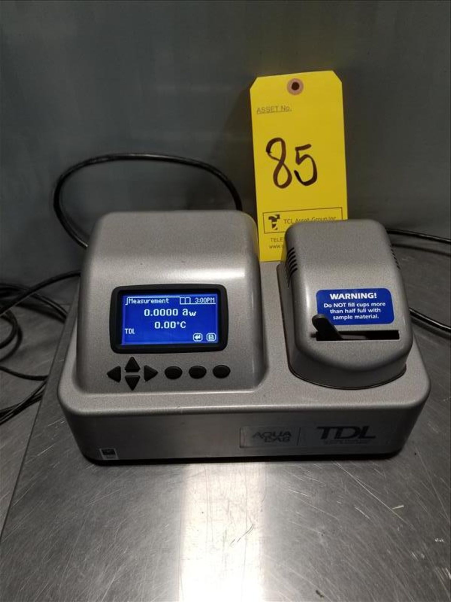 (1) Aqualab TDL tunable laser water activity meter, ser. no. TDL140158, (2015)