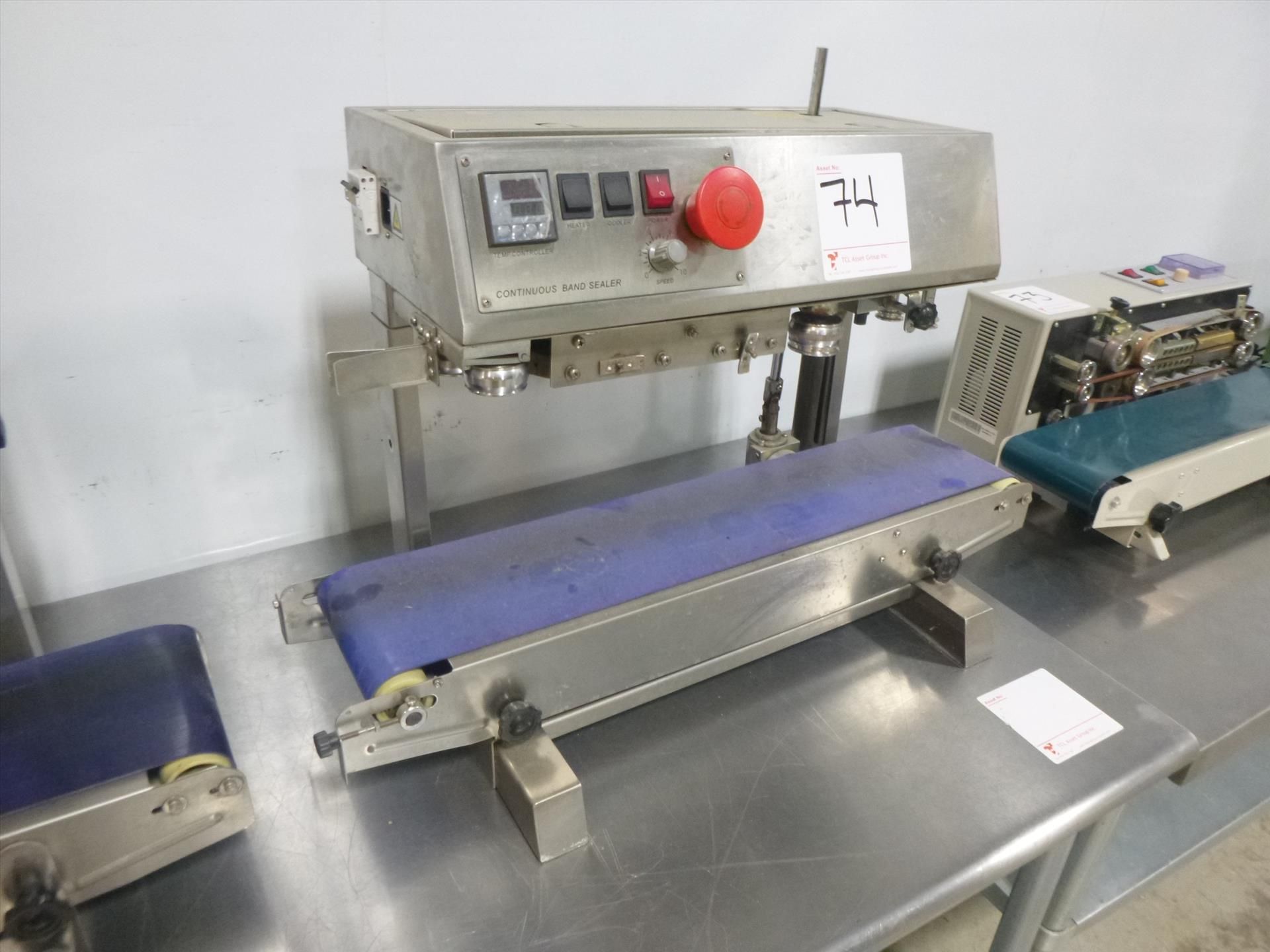 JDA model CS13 rotary band vertical sealing machine, S/N: 200112