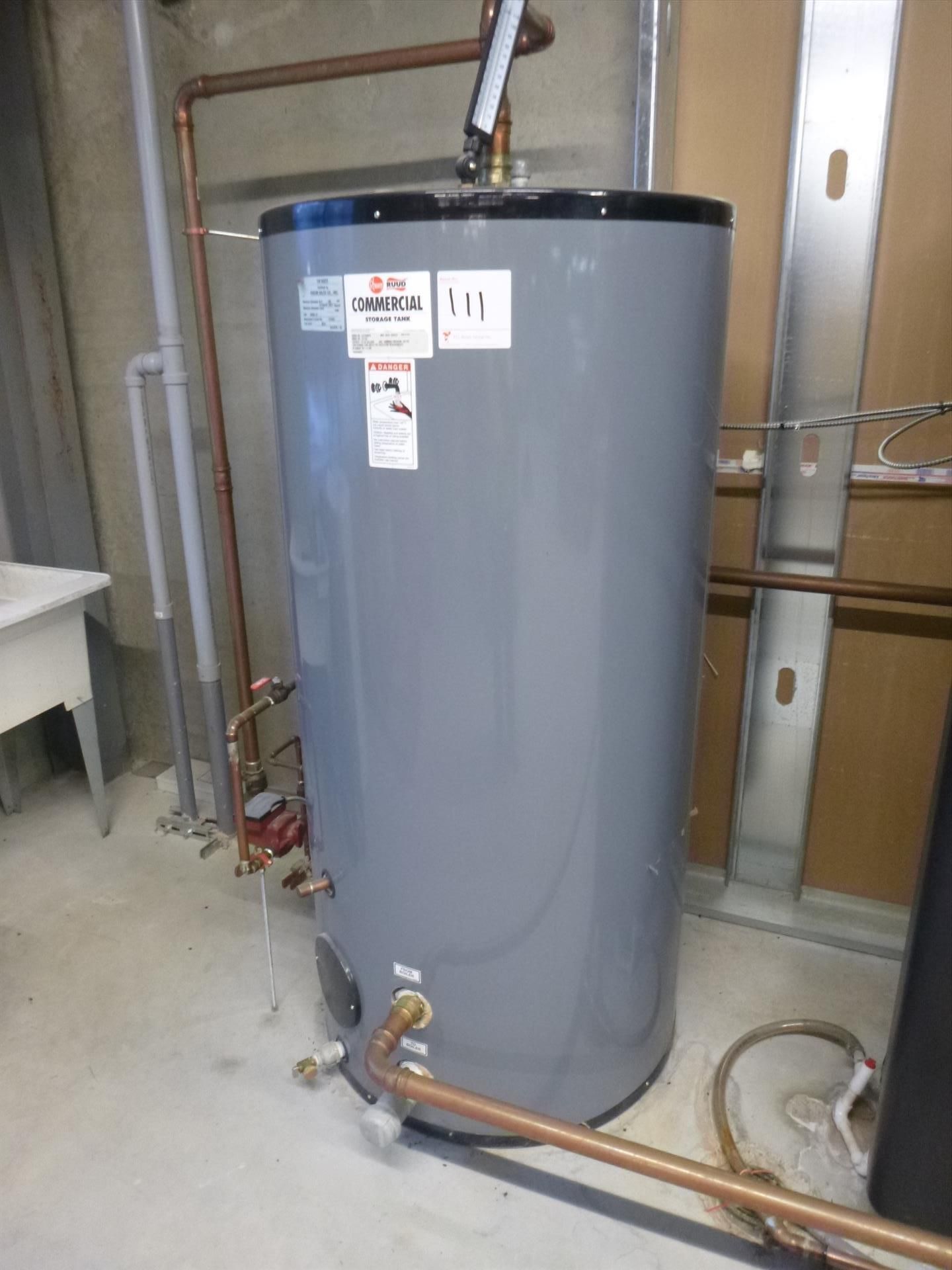 Rheem hot water tank model ST175A, 175 gal. cap. (2015)