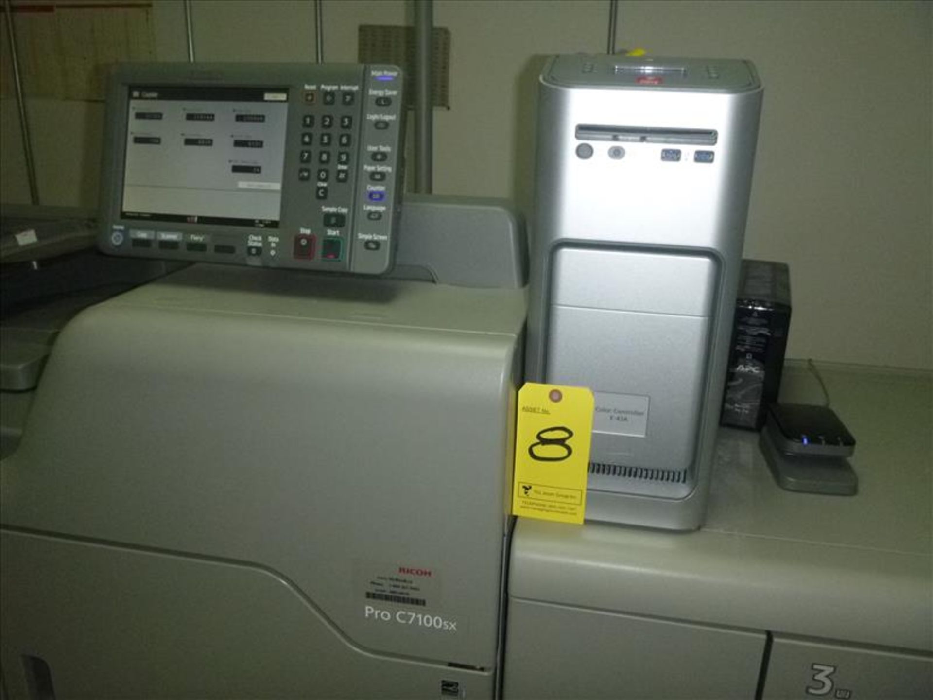 Ricoh Model PRO-C7100sx 5 Colour Cut Sheet Production Printer S/N: G367L101172 w/239845 Colour - Image 3 of 8