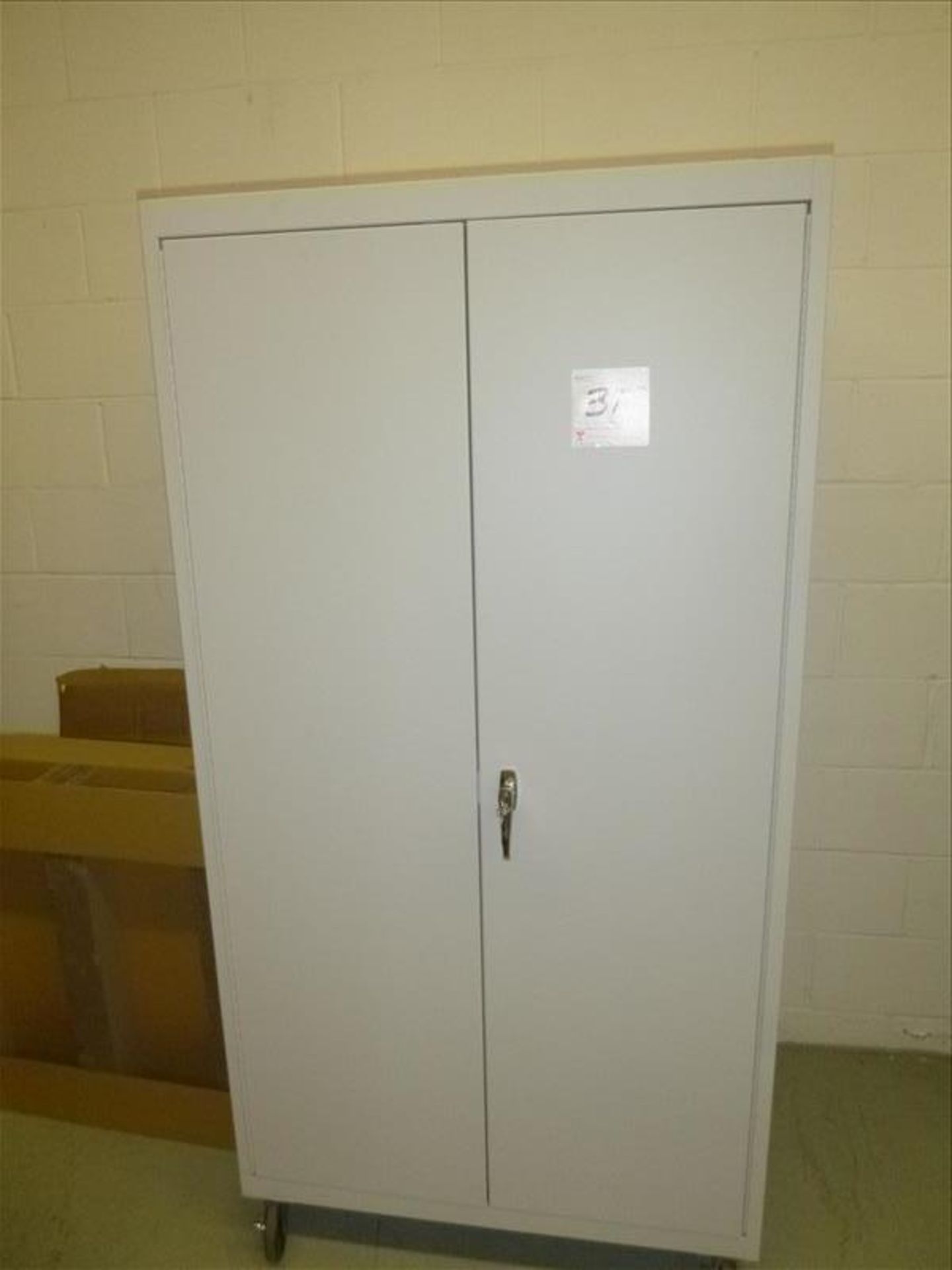 2 Door Metal Cabinet (no contents)