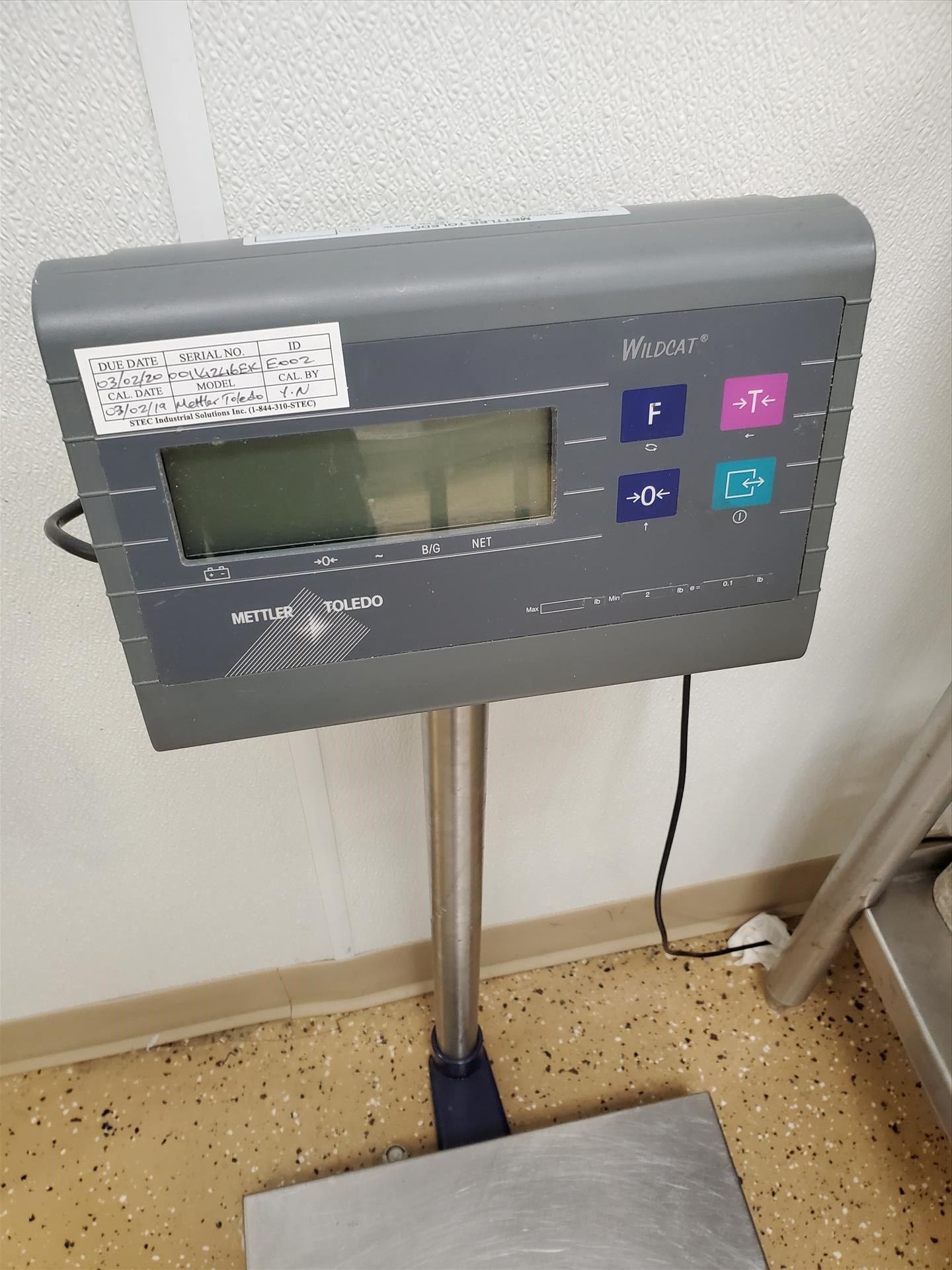 Mettler Toledo platform scale, mod. Wildcat, 300-0.1lb, 20x16 platform - Image 2 of 3