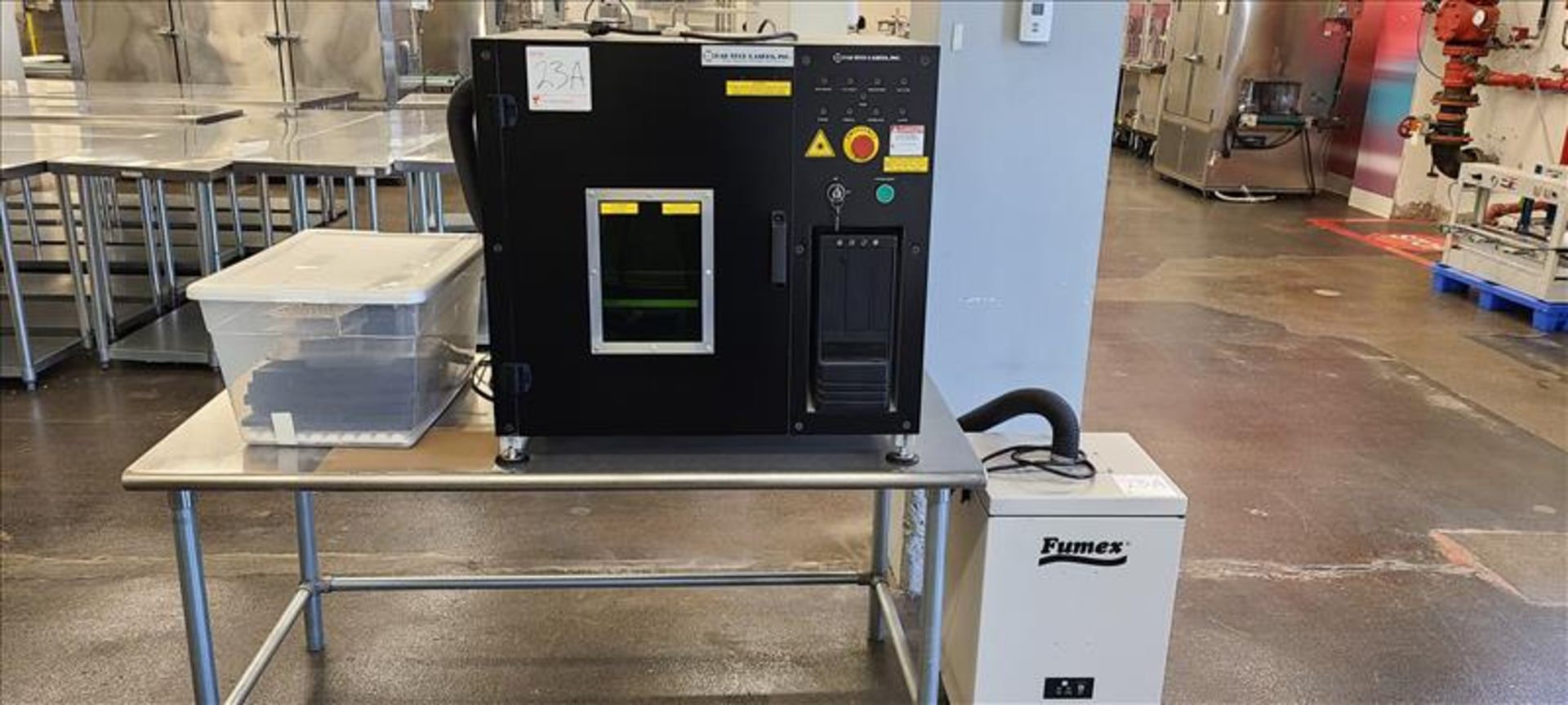 Hai Tech Lasers Fiber Laser Marking System Model QT-MarkerZ S/N A000274 2016